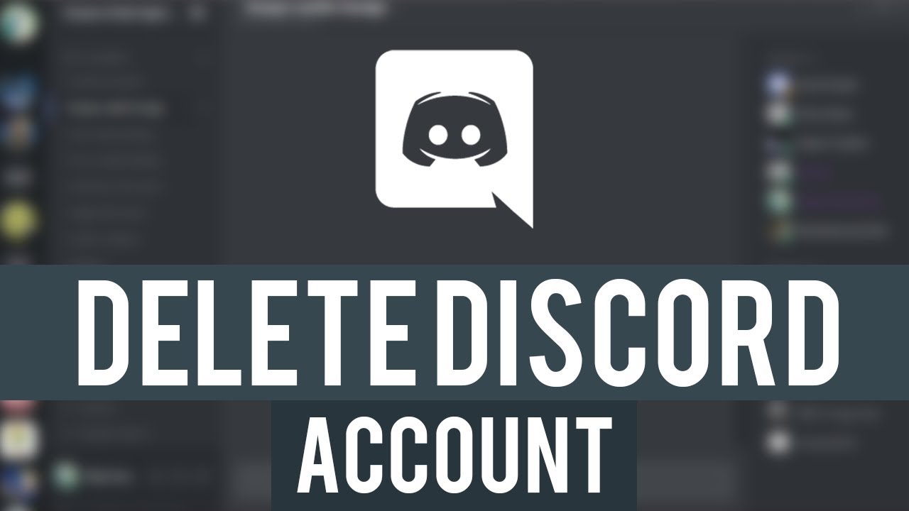 How To Delete Discord Account (Pc \U0026 Mobile)
