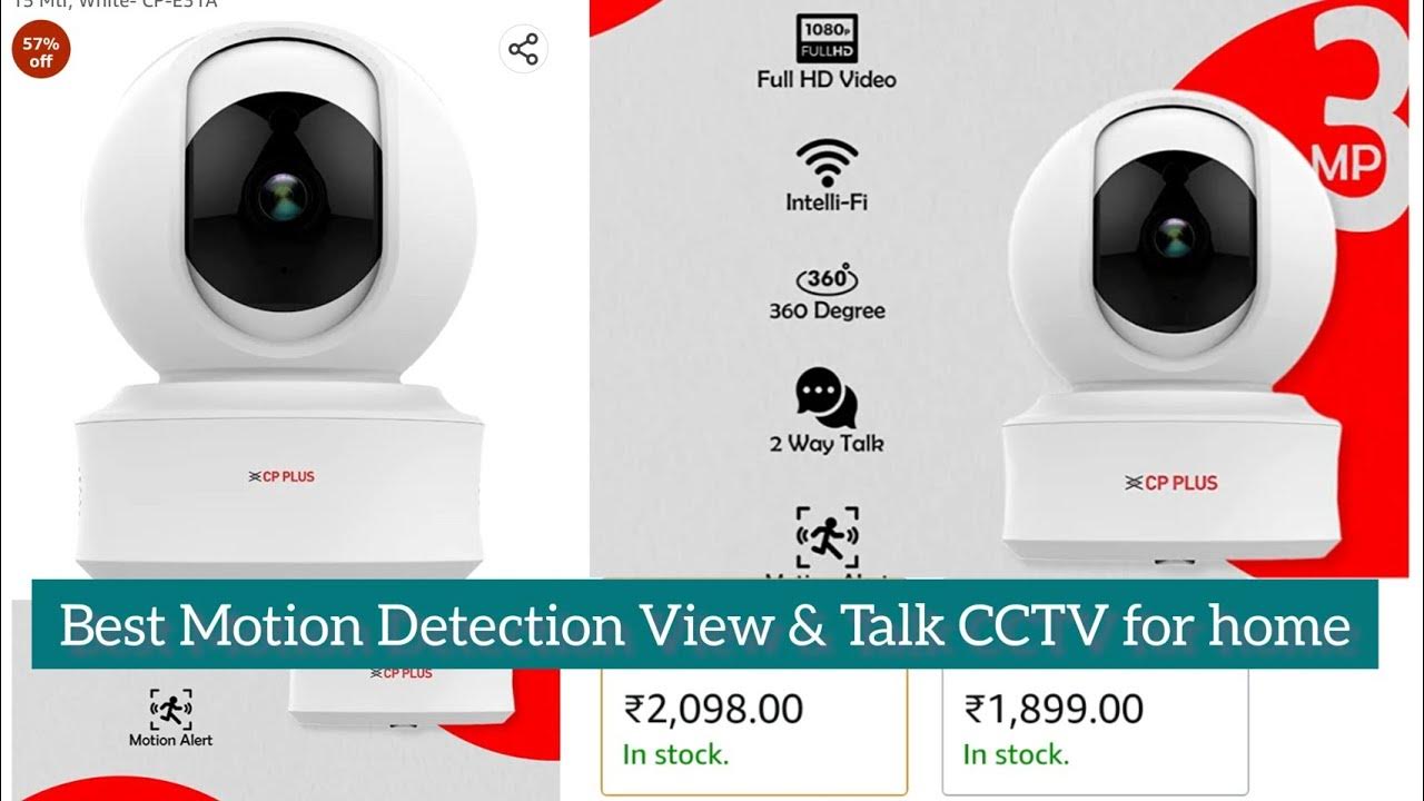 Best Camera Easy setup in 5 minutes Cp Plus E31A Motion Detection