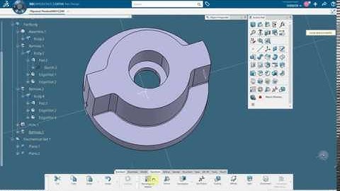 CATIA 3DEXPERIENCE Part Design with boolean operations