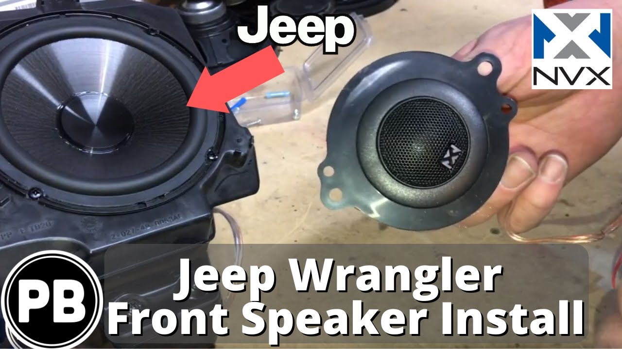 2007 - 2018 Jeep Wrangler JKU Front Speaker Install - YouTube