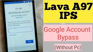 Lava A97 IPS Google Account Bypass / Google Frp Unlock Easy trick Without Pc