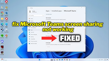 (FIXED) Microsoft Teams screen sharing not working