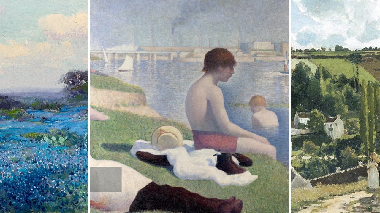 Impressionist Art TV — Silent Art Gallery · July 24 Afternoon | Bathers at Asnieres… & others