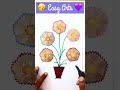 Pencil dust art | #shorts #flowers #youtube #arts #craft