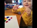 Online Preschool Student AVA Learns All About COLORS!