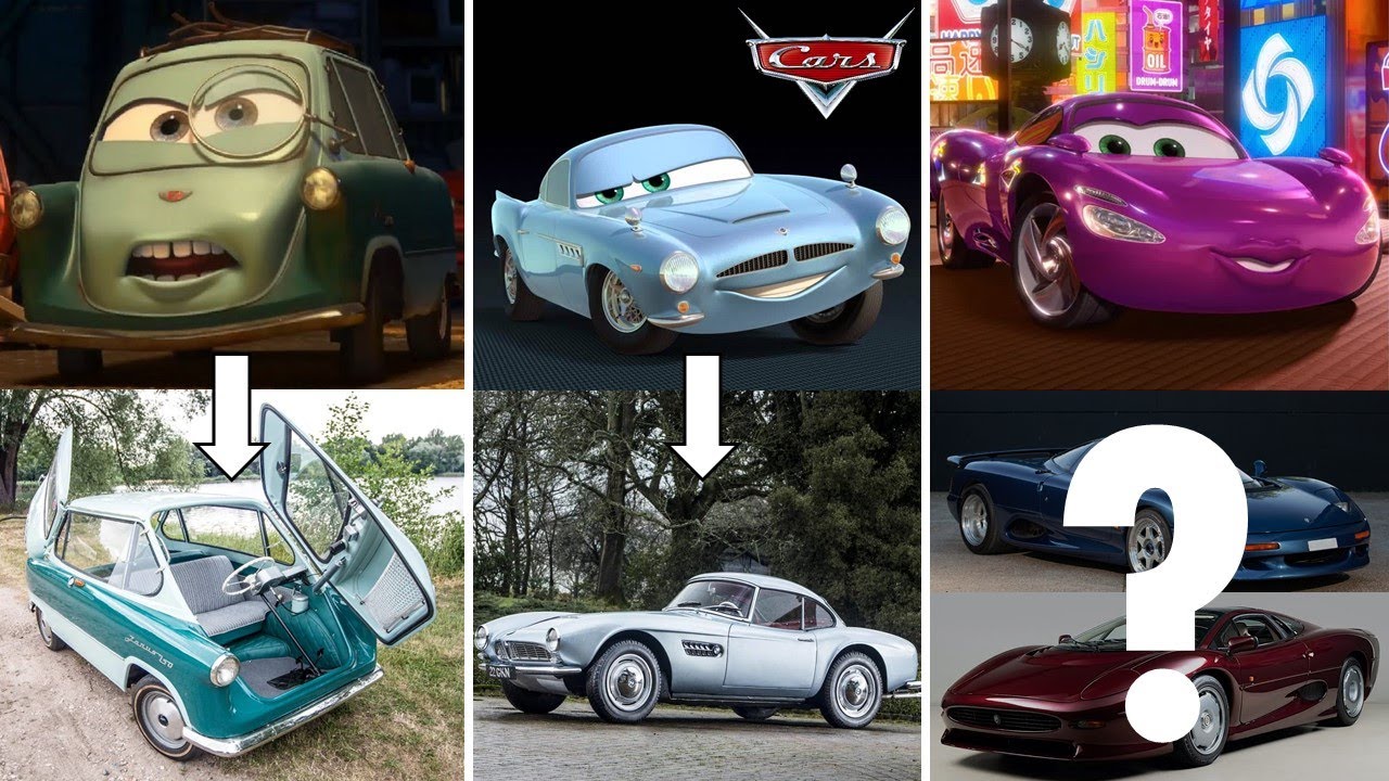 Los coches de los personajes de Cars 2