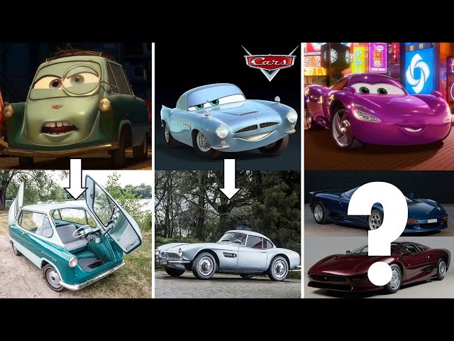 Los coches de los personajes de Cars 2