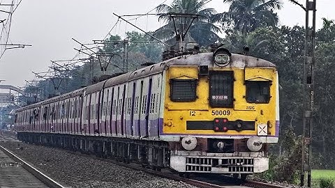 Super Speedy back to back Quick accelerating Old EMU Local Train Skip Furiously | Eastern Railways