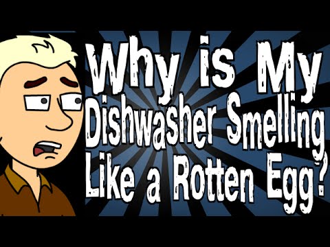 食器洗い機が腐った卵のようなにおいがするのはなぜですか？