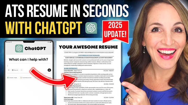 Write a JOB-WINNING ATS Resume in SECONDS with ChatGPT & AI (2025 Guide!!)