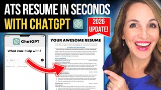 Write a JOB-WINNING ATS Resume in SECONDS with ChatGPT & AI (2026 Guide!!)