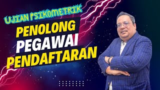 Replay Live Ujian Psikometrik Penolong Pegawai Pendaftaran Gred KP29