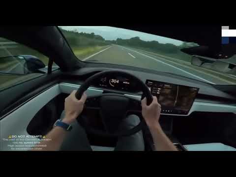 Разогнал Tesla Model S Plaid до 322 км/ч. Это 90 метров в секунду.