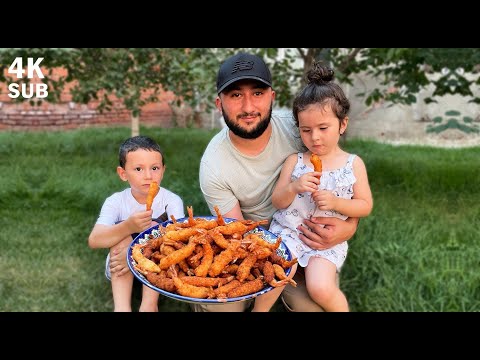 Video: Portağal Salsa Ilə ədviyyatlı Karides