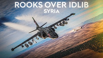 ROOKS OVER IDLIB | Su-25SM3 CAS mission on Idlib - Syria | DCS World | Digital Combat Simulator