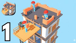 My Tiny Tower - Gameplay Walkthrough Part 1 All Levels Tutorial  (iOS,Android)