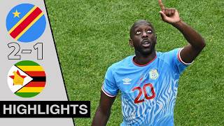 DR Congo Leopards vs Zimbabwe 2-1 | Match Highlights &amp; Goals - Wissa Goal 2026