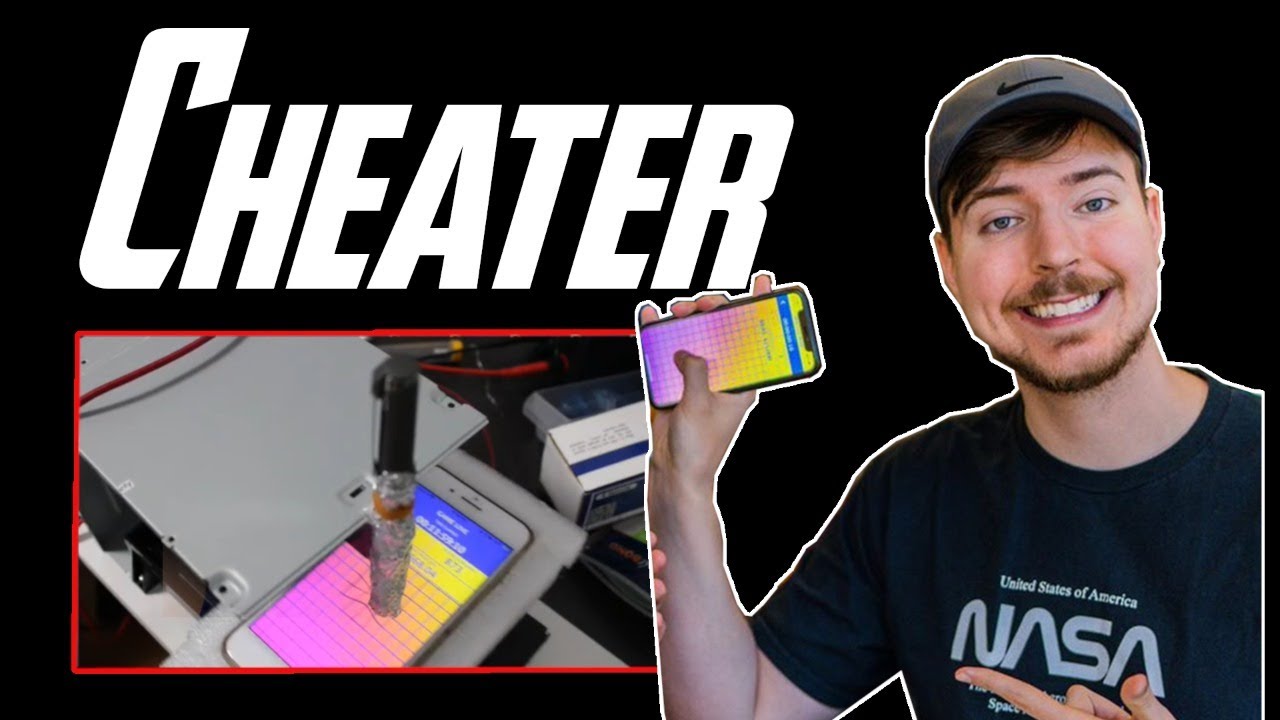 JoeyCap Cheating MrBeast Finger on the APP CHALLENGE Live