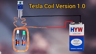 Wireless Electricity Transmission, project tesla Coil, Using IRFZ44N mosfet.