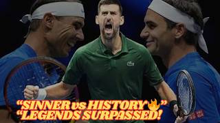 Sinner breaks record previously set by Federer, Djokovic &amp; Nadal