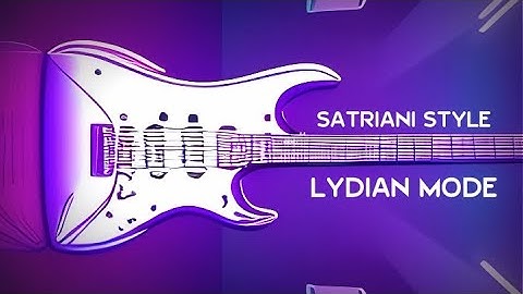C Lydian Satriani Style Rock Backing Track 120 bpm