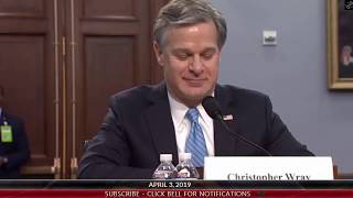 FBI Director Christopher Wray Testifies On 2020 Budget Request 4/4/19