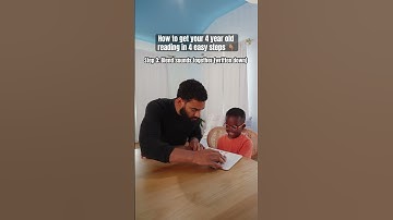 4 steps to teach a 4 year old if you want them reading before kindergarten #shorts