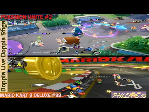Pokemon Unite #2  + Mario Kart 8 Deluxe #98 Live Streaming (Nintendo Switch)