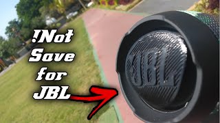 JBL Charge 3+ AK-47 Outdoor Walking BASS TEST