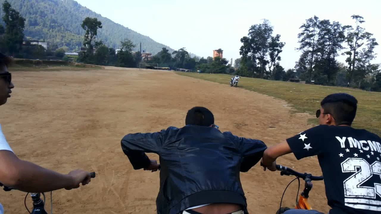 Cycle Race At Godawari in Nepal. By(Sudeep)