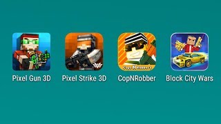 Pixel Gun 3D,Pixel Strike 3d,CopNRobber,Block City Wars, Android против iOS screenshot 1
