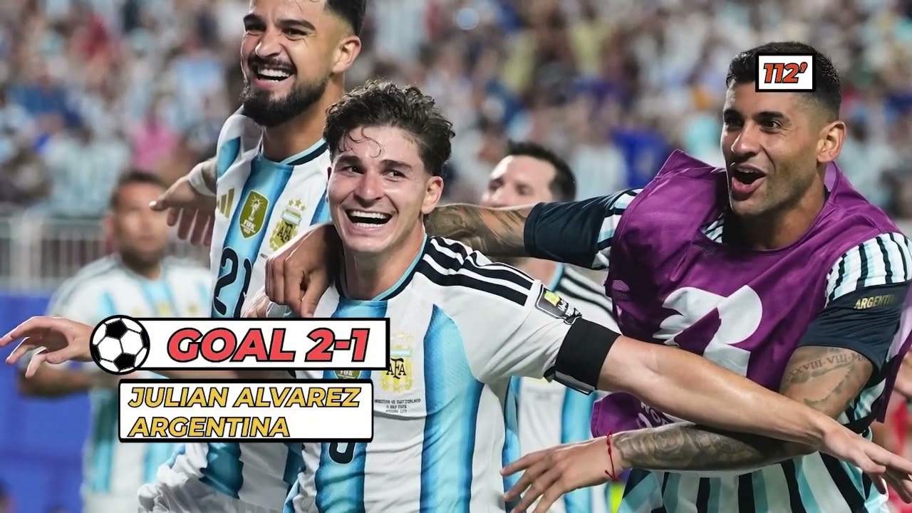 Argentina edges Switzerland 3-1 to reach 2026 FIFA World Cup
