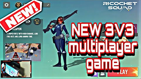 Ricochet Squad Gameplay Handcam//Ricochet Squad Gameplay- 3v3 Multiplayer Action Shooter Android