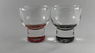 天野漆器　杯金桜貝入黒・朱