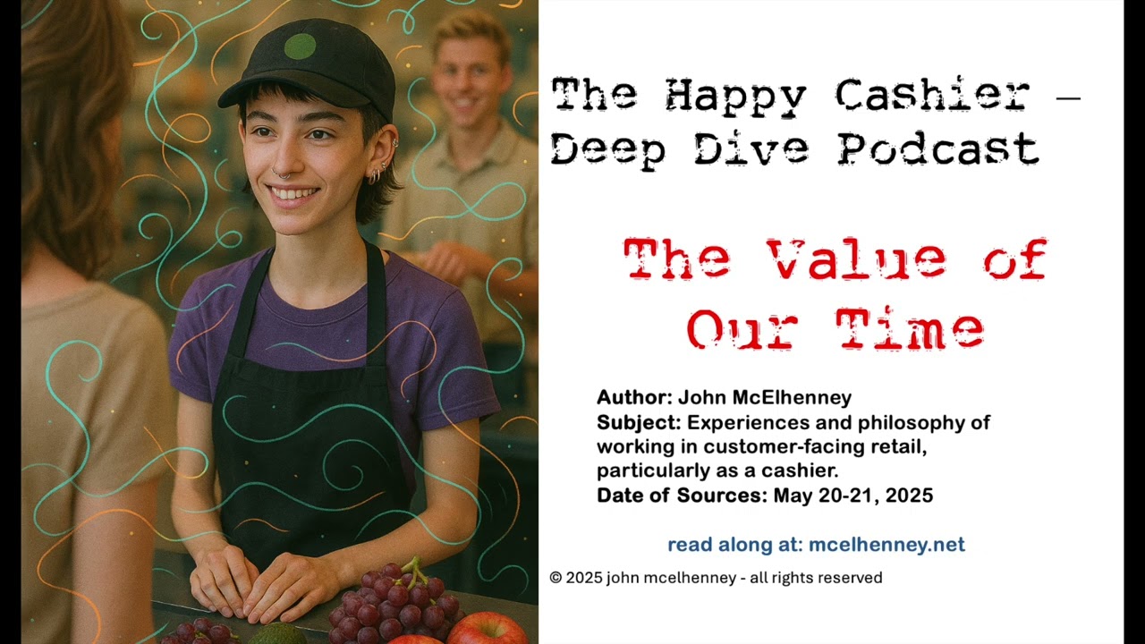 The Value of Our Time - Happy Cashier Podcast by John McElhenney - Episode 48 