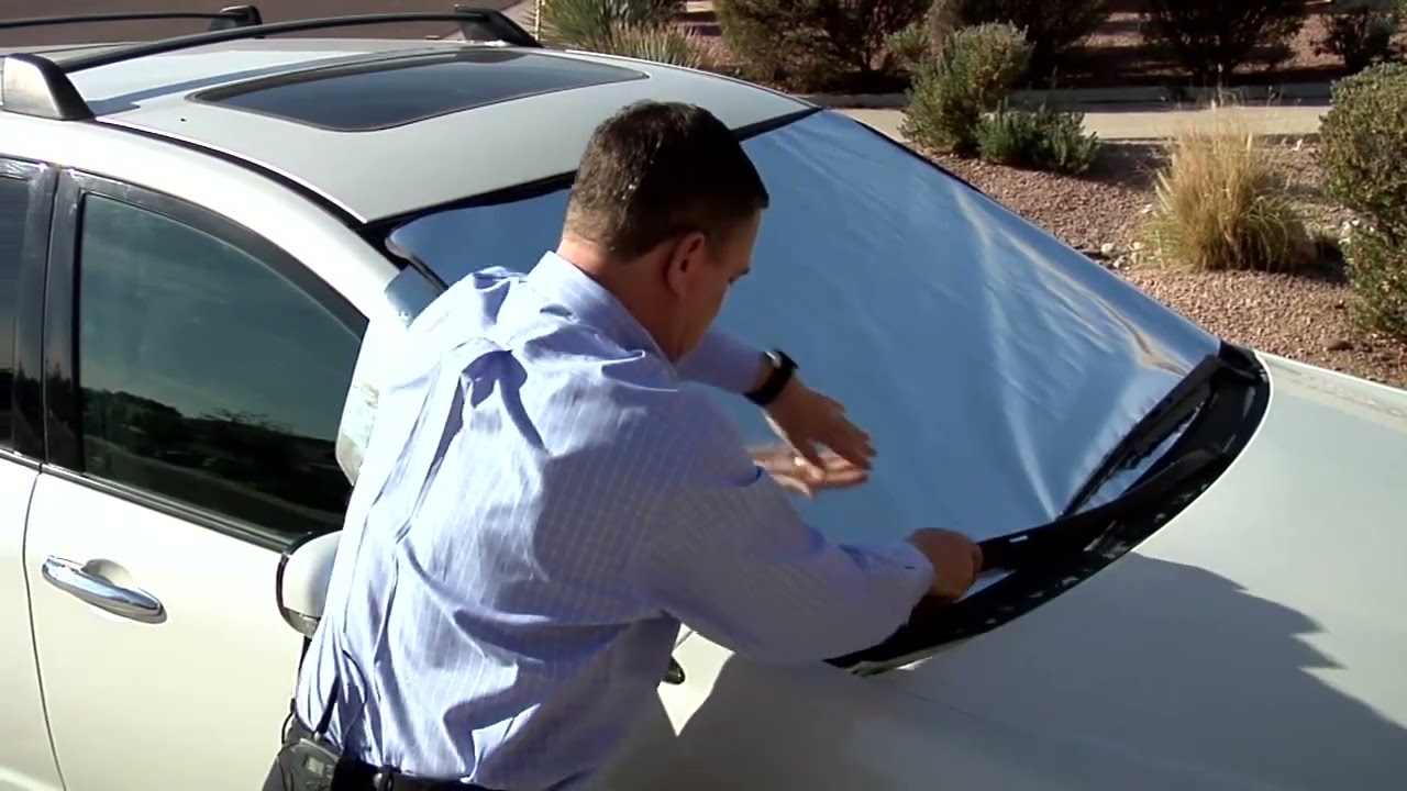 Intro Tech  How To Windshield Snow Shade Installation