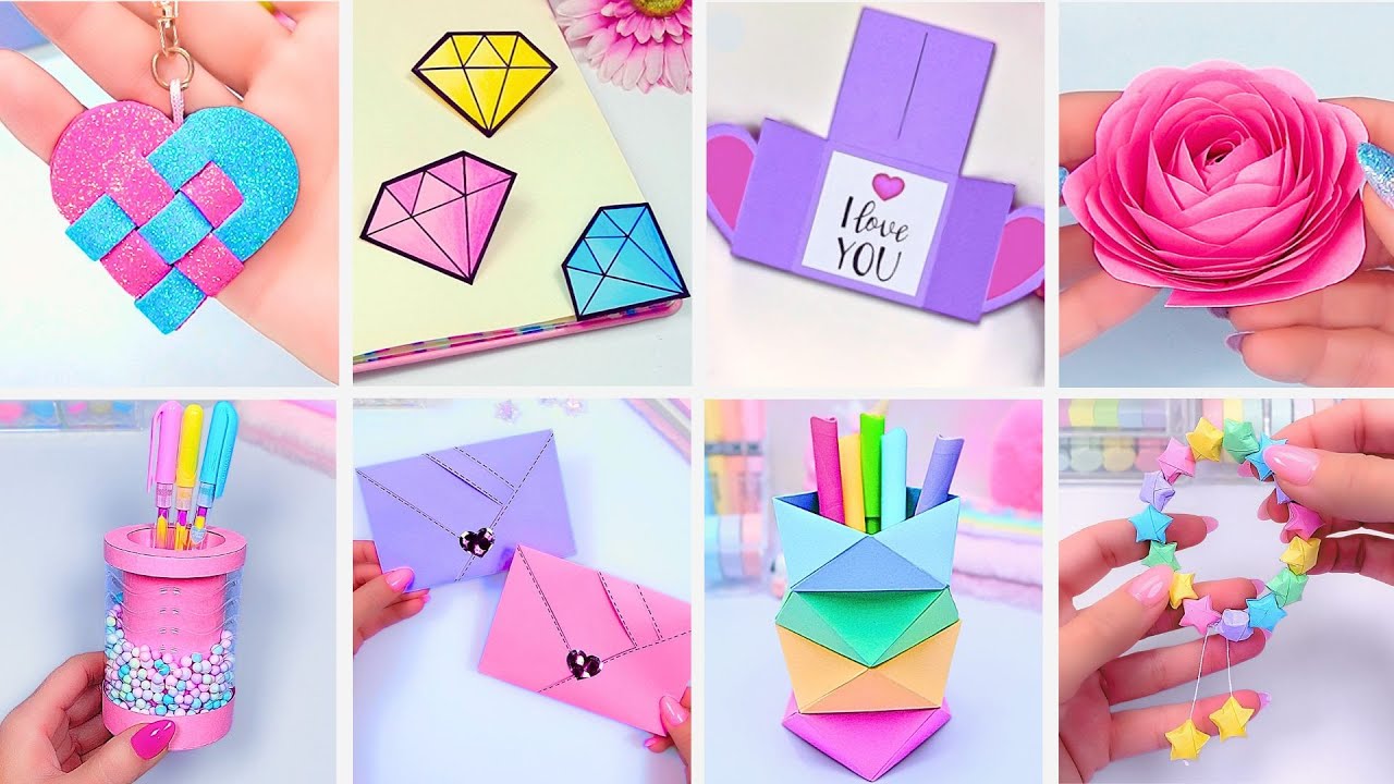 Manualidades con papel / Ideas de manualidades fáciles / Manualidades fáciles para hacer en casa