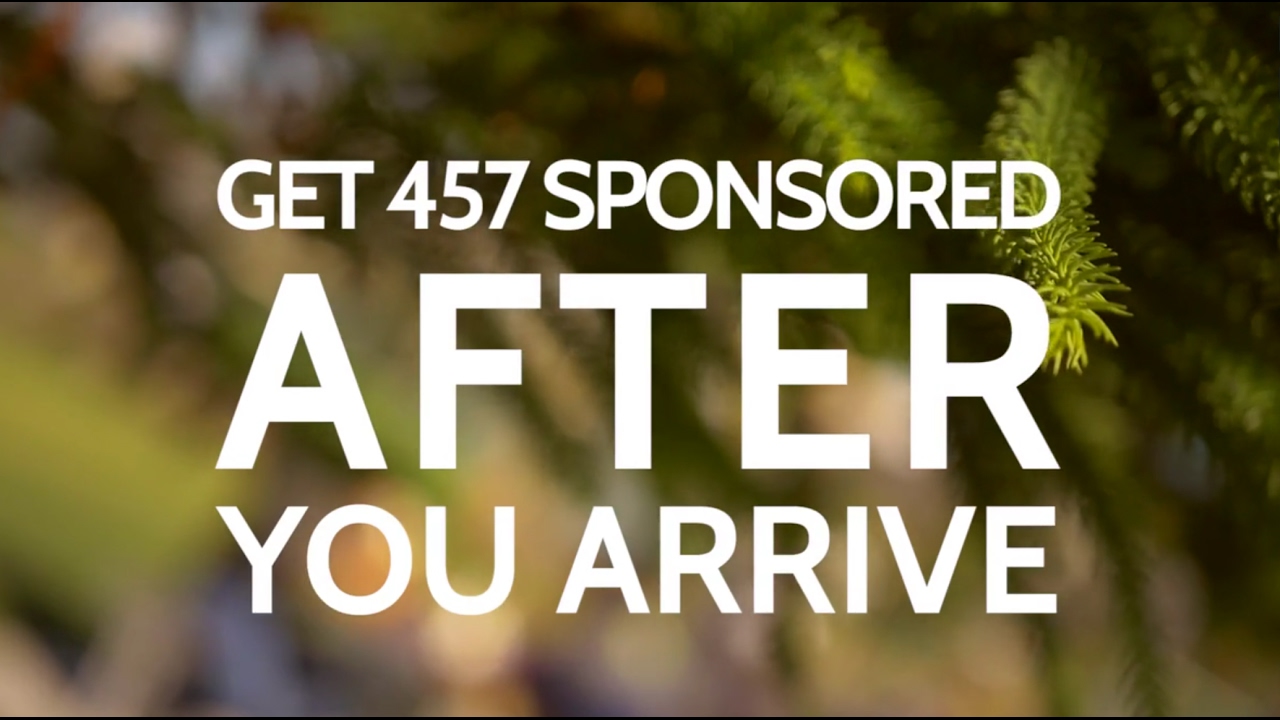 apply online visa 457 457 For Visa a needu Apply   Sponsorship Arrive You AFTER