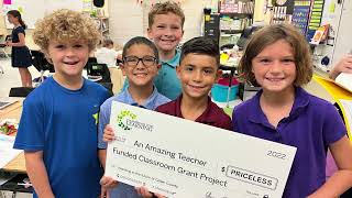 Surprise Classroom Grant Delivery Day- 2022