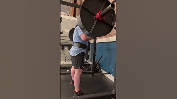 335lb SSB pause squats
