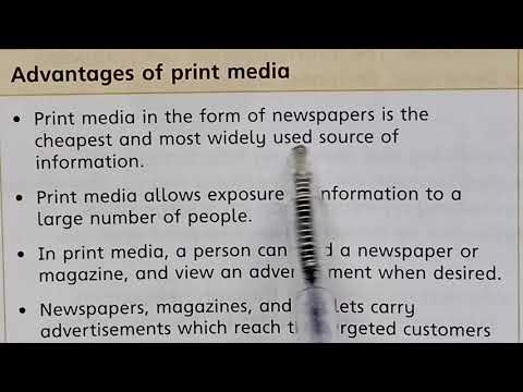 advantages of print media