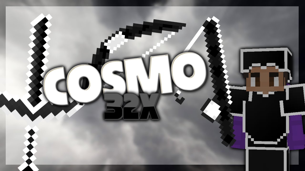 A BLACK AND WHITE TEXTURE PACK FOR 1.8.9 PVP! Cosmo [32x] Texture