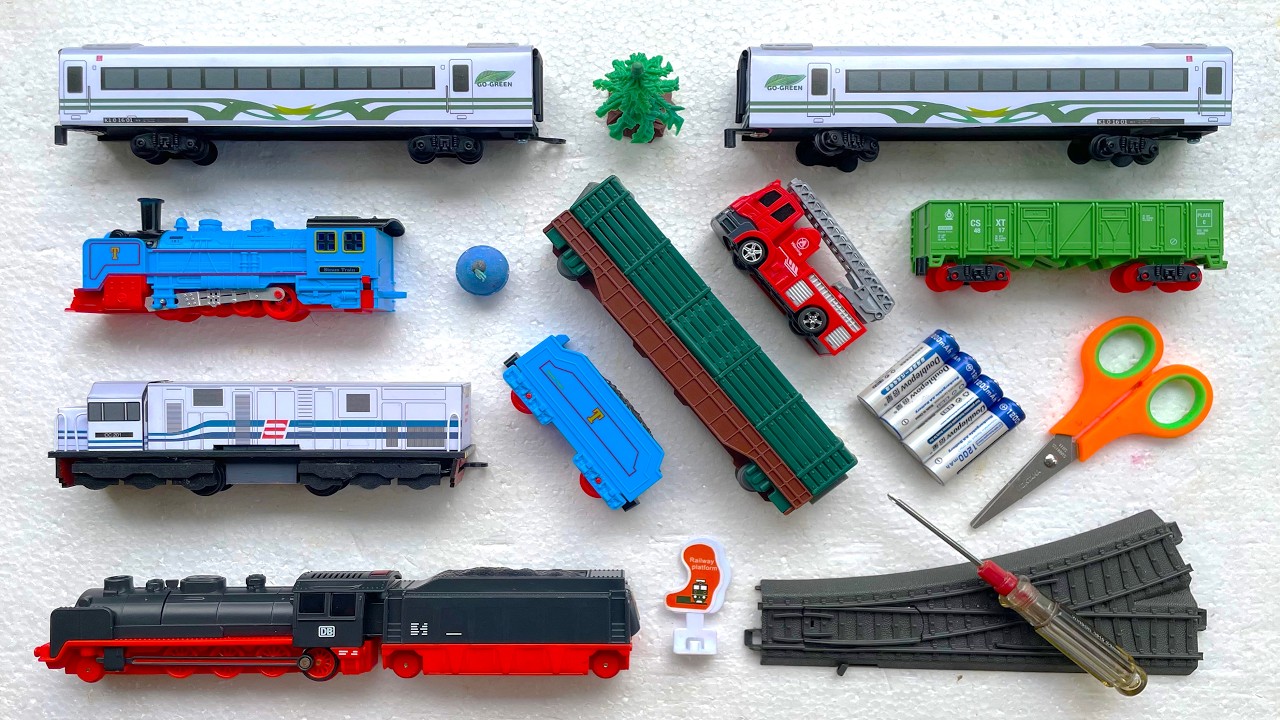 Unboxing Dan Merakit Rc Mainan Kereta Api CC201 Perumka,Kereta Api Thomas,Classic Train - Train Toys