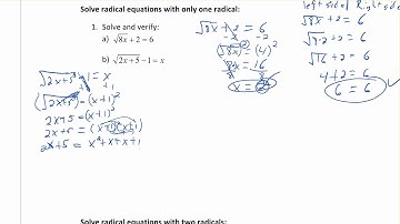 Math 20 1   Solving Radical Equations 1
