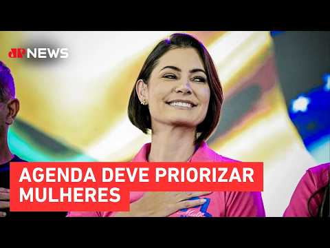 Michelle reforça campanha de Flávio Bolsonaro nos estados | TEMPO REAL