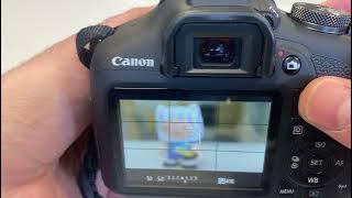 Canon 2000D Movie Mode - Settings for Cinematic Video