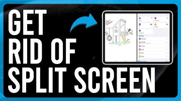 How to Get Rid of Split Screen on iPad (Close Split Screen on iPad)