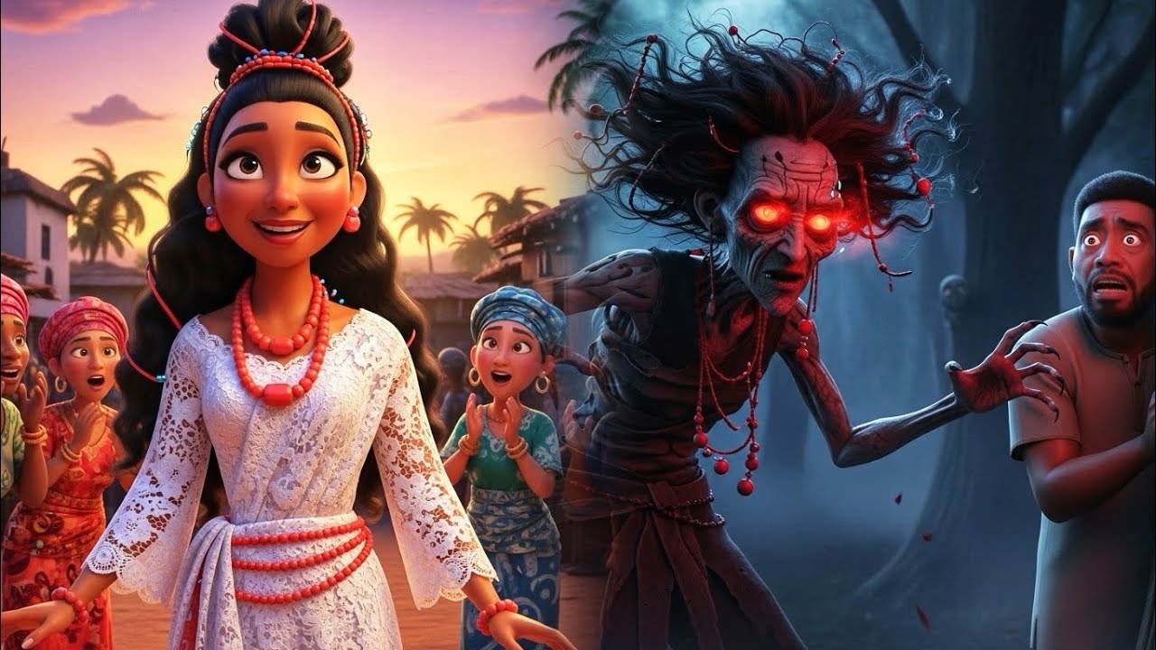 The Beautiful Bride Who Was the Village Witch in Disguise | Shocking Story… #africanfolktales