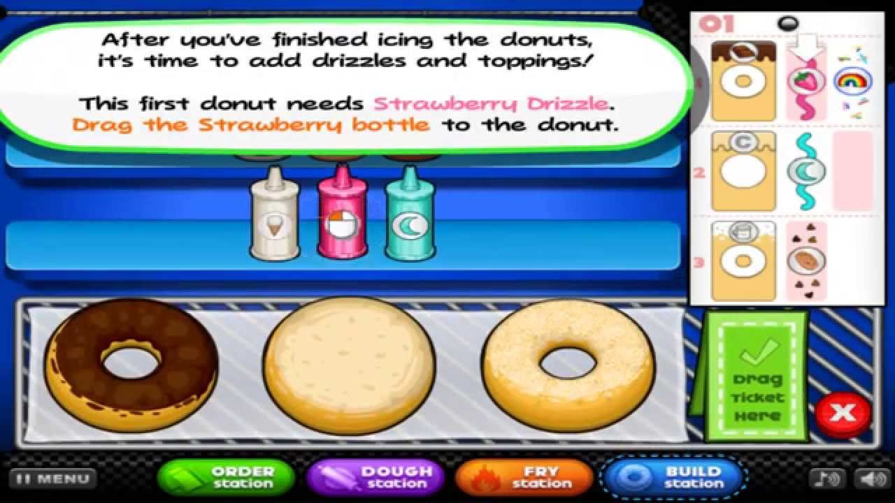 PAPA'S DONUTERIA free online game on