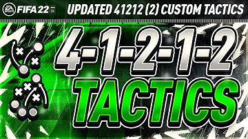*UPDATED* 41212 TACTICS! BEST META TACTICS & INSTRUCTIONS FOR 4-1-2-1-2(2) FIFA 22 ULTIMATE TEAM!